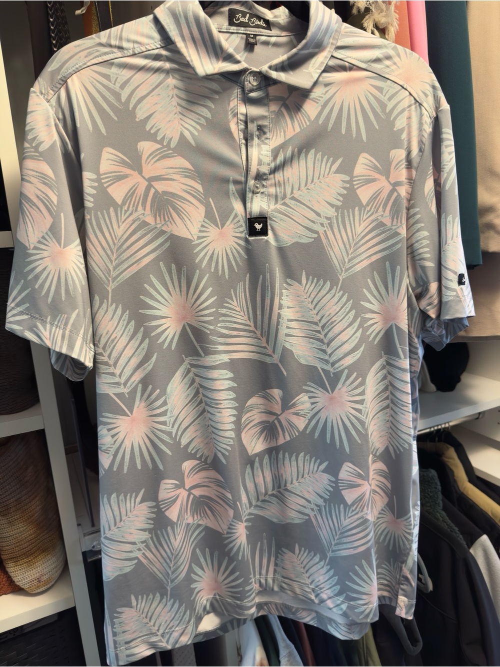 Bad Birdie Tarzan Golf Shirt - Whirlwind Patch